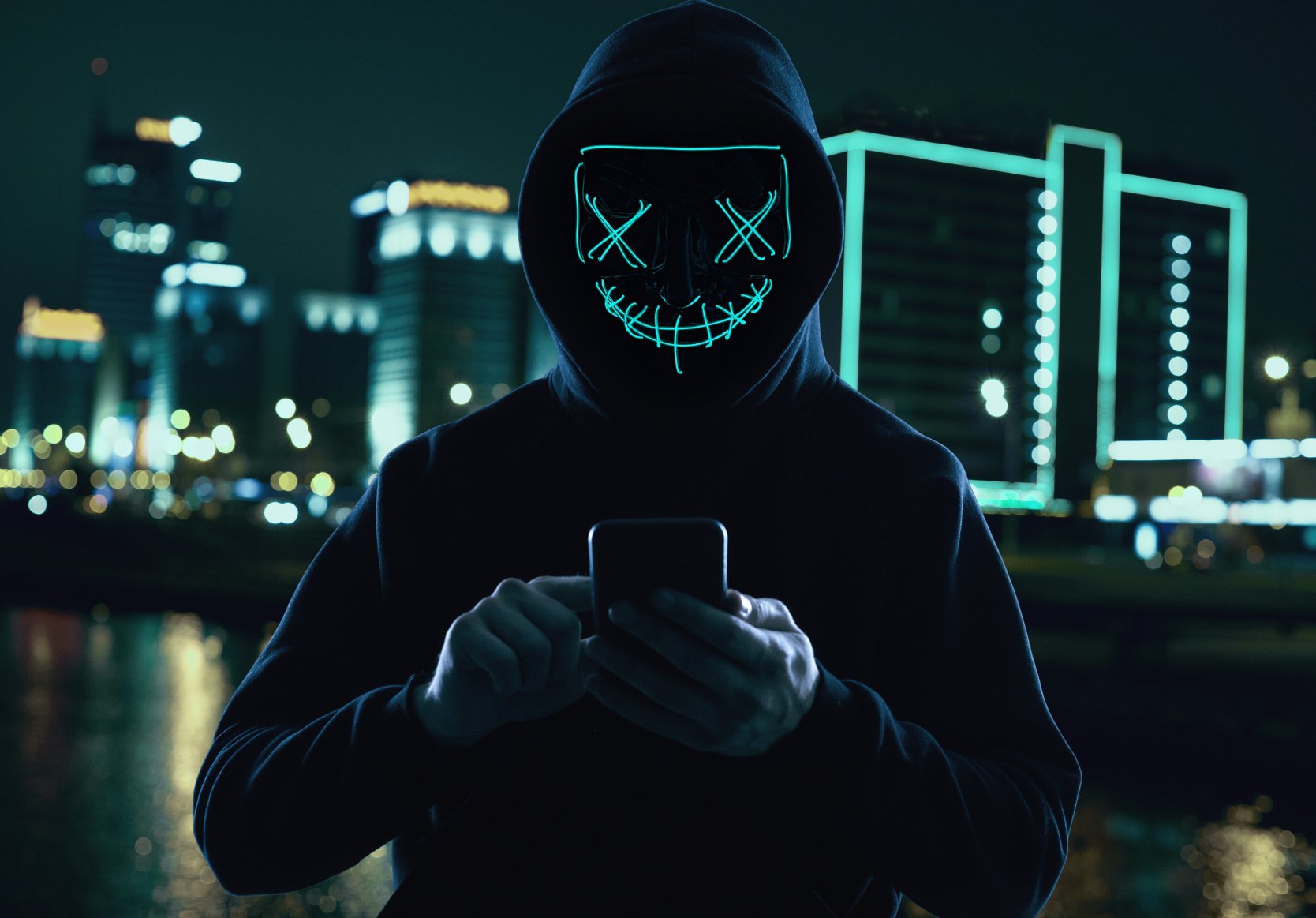 картинки маски хакера
