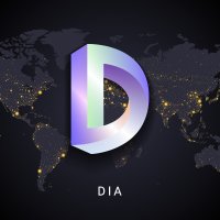 The DIA logo in front of a map