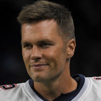 Head and shoulders portrait photo of Tampa Bay Buccaneers’ quarterback Tom Brady