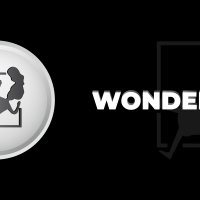 The Wonderland Logo with its name in white text