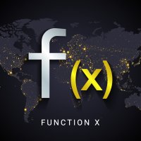 Function X logo on the world map
