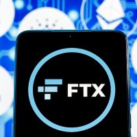 FTX logo on smartphone screen