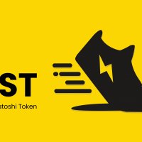 A running shoe logo steps away from the GST and Green Satoshi Token name