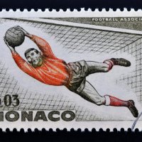 Vintage AS Monaco stamp from 1963
