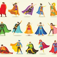 2D animated images of various DC superheroes – Photo: Shutterstock