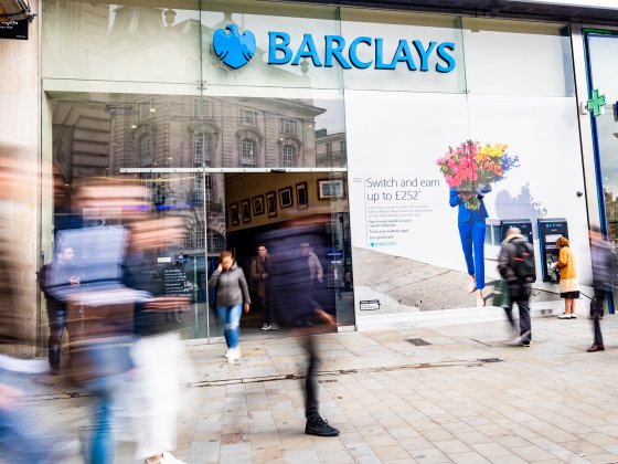 Barclays high street bank UK