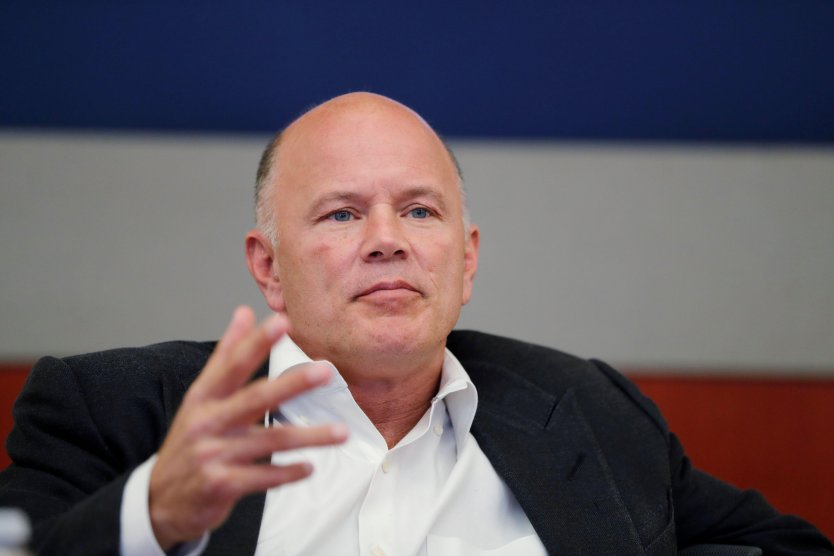 Mike Novogratz, Galaxy Digital founder and CEO, speaking at an investment summit in 2019