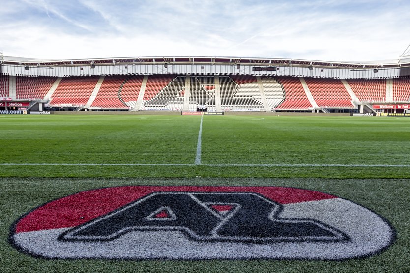 Interior view of AZ Alkmaar's AFAS Stadium 