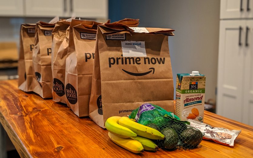 Whole Foods groceries delivered via Amazon Prime Now