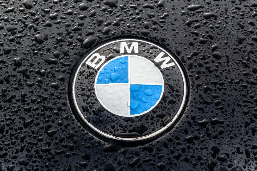 The BMW logo 