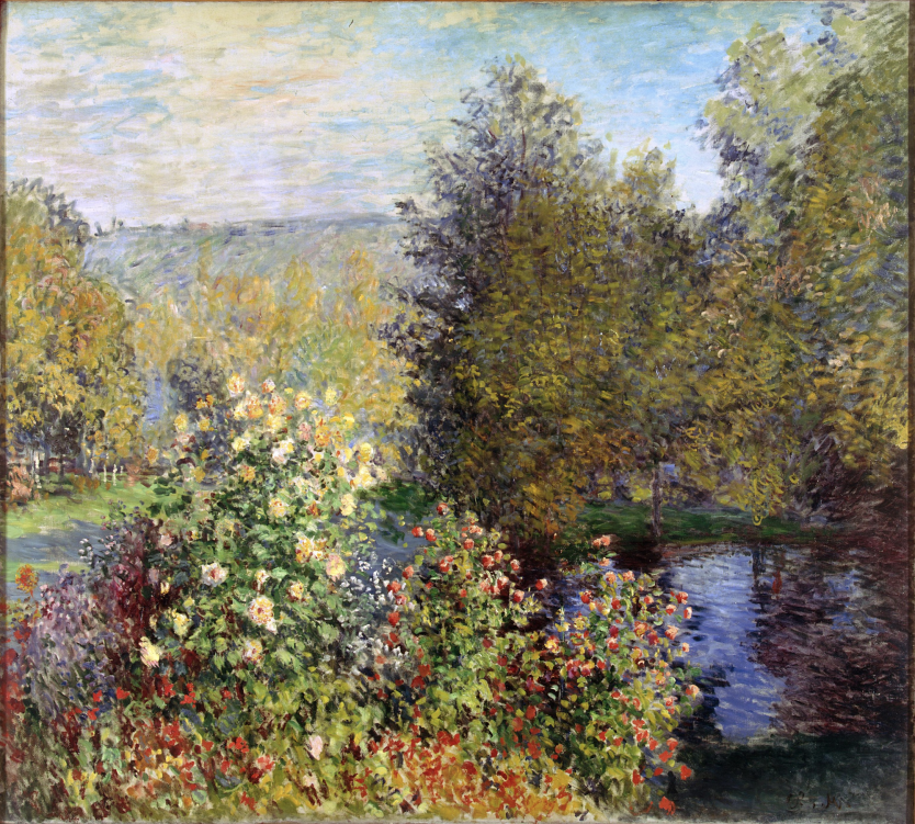 A Corner of The Garden at Montgeron by Claude Monet