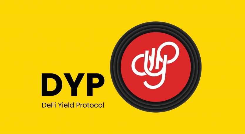The DeFi Yield Protocol logo on a yellow background