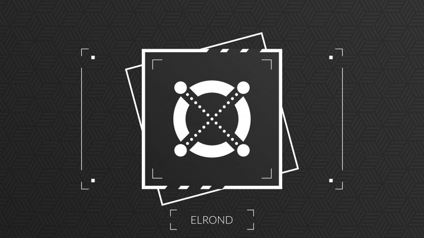 Elrond logo on a black background
