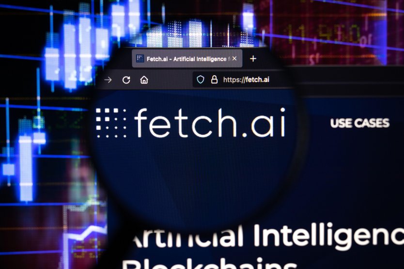The Fetch.ai website on a computer screen