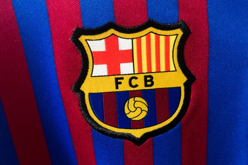 FC Barcelona logo as seen on a football jersey