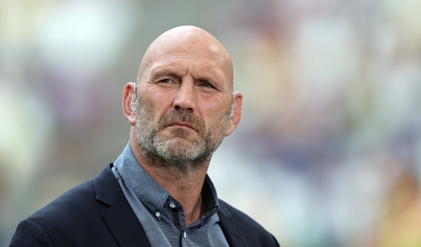 Lawrence Dallaglio at the 2022 Heineken Champions Cup Final, at Stade Velodrome, Marseille, France