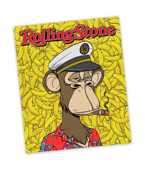 Rolling Stone magazine set to drop first NFT cover with Bored Ape Yacht Club