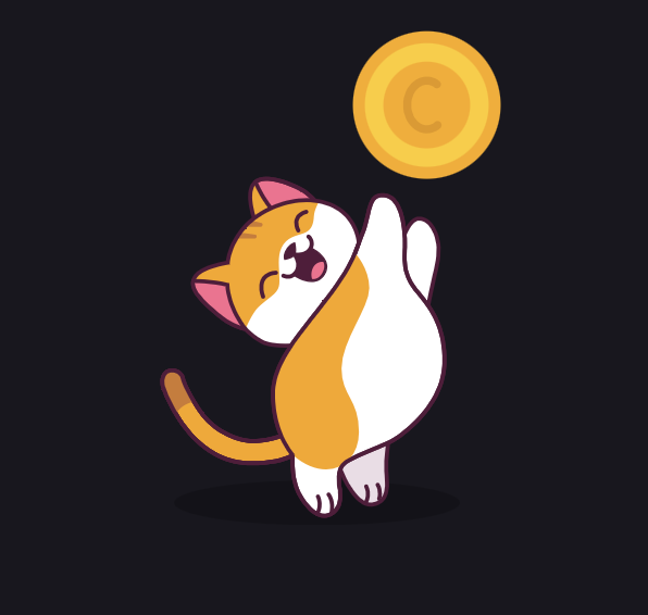 Logo of the CateCoin cryptocurrency