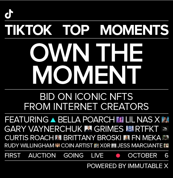 Advertisement for TikTok Top Moments