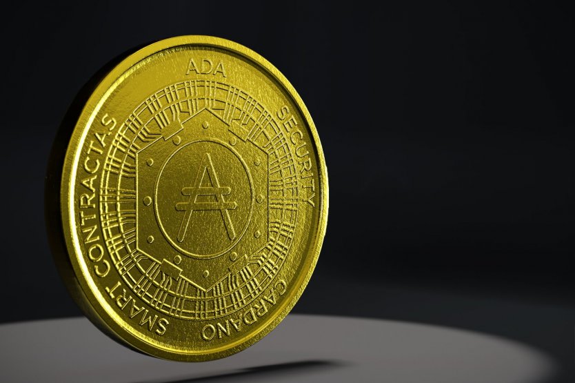 Representation of a golden ADA coin 
