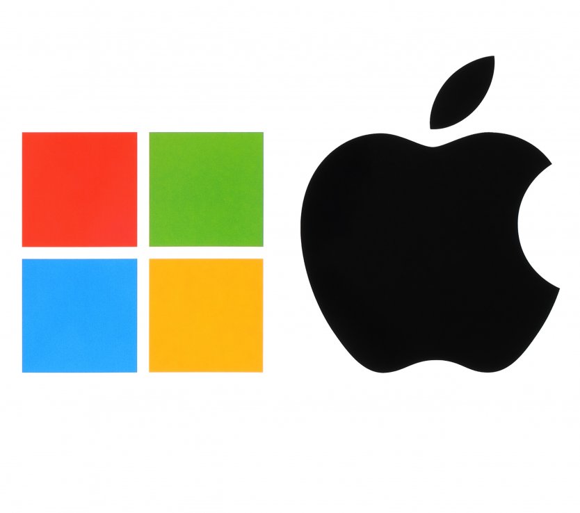 Acciones de Microsoft vs. Apple