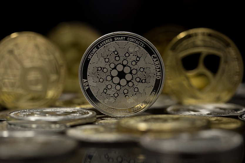 Cardano cryptocurrency coins