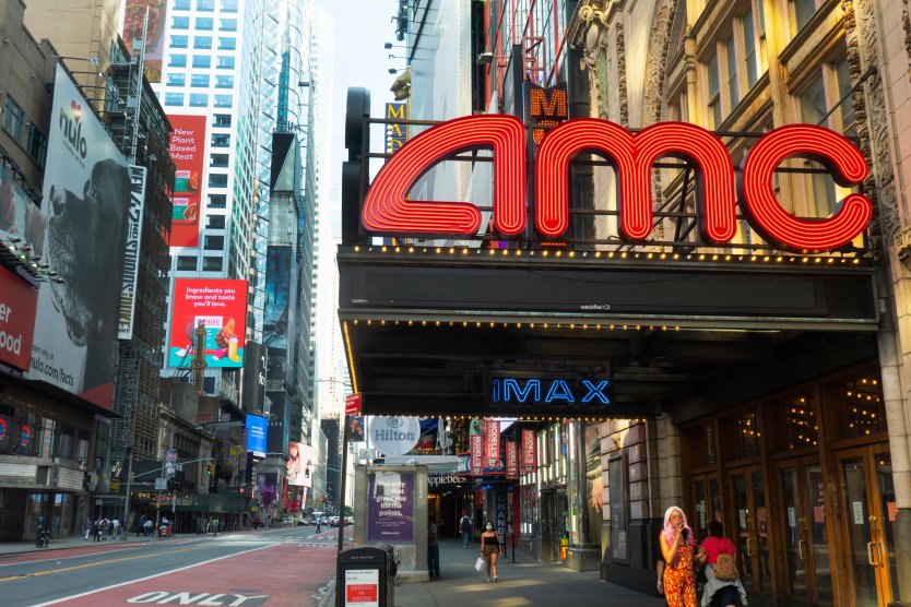AMC Theatres in 42nd Street in Times Square, New York