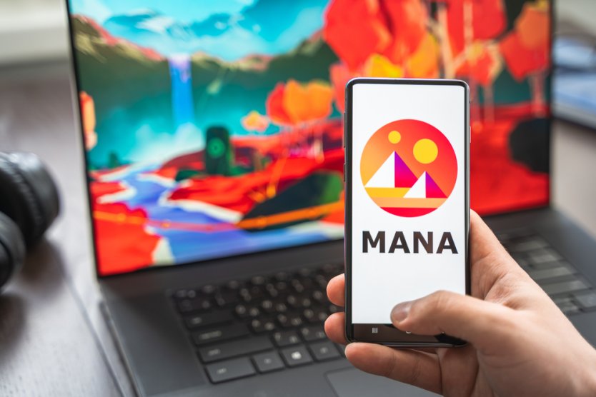 Mana logo on a smartphone screen