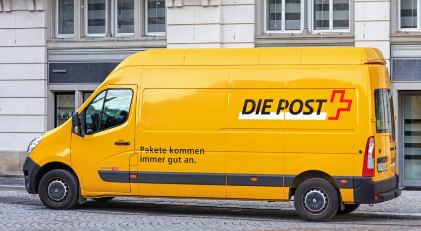 Swiss Post van, Zurich, Switzerland