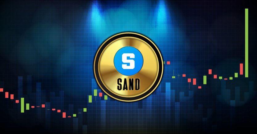 The Sandbox (SAND) digital currency coin plus price graph chart