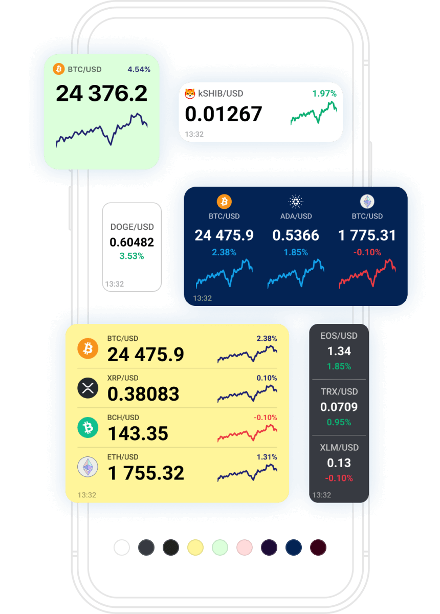 crypto currency widget